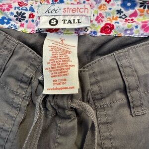 Koi Scrub pants Grey Stretch Pants Tall. Like new